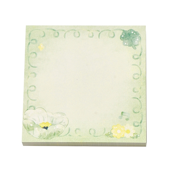 PandaHall 100 Sheets Flower Pattern Pad Sticky Notes, Sticker Tabs, for Office School Reading, Square, Yellow Green, 80x80x0.1mm Paper...
PandaHall 100 Sheets Flower Pattern Pad Sticky Notes, Sticker Tabs, for Office School Reading, Square, Yellow Green, 80x80x0.1mm Paper...