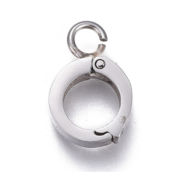 PandaHall 304 Stainless Steel Enhancer Shortener Bails, Hinged Pendant Bails, Stainless Steel Color, 12.5x8x3mm, Hole: 2.4mm, Inner Diameter...
PandaHall 304 Stainless Steel Enhancer Shortener Bails, Hinged Pendant Bails, Stainless Steel Color, 12.5x8x3mm, Hole: 2.4mm, Inner Diameter...