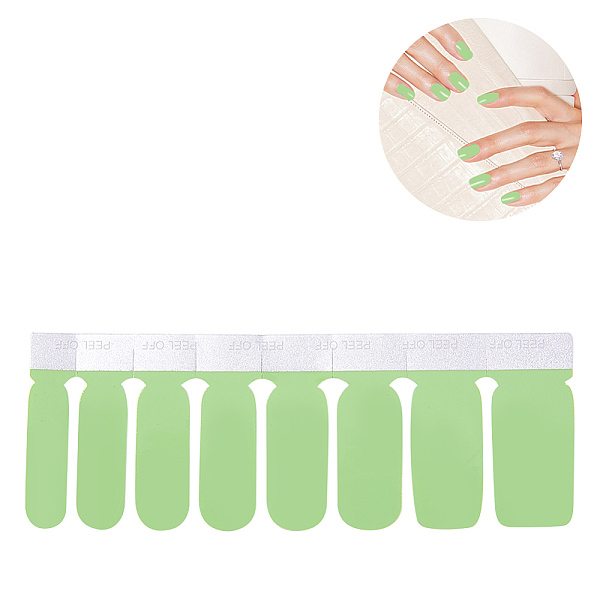 PandaHall Solid Color Full Cover Best Nail Stickers, Self-adhesive, for Women Girls Manicure Nail Art Decoration, Light Green, 10.9x3.9cm...
PandaHall Solid Color Full Cover Best Nail Stickers, Self-adhesive, for Women Girls Manicure Nail Art Decoration, Light Green, 10.9x3.9cm...