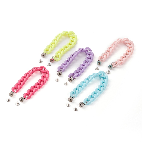 PandaHall Opaque Acrylic Curb Chain for DIY Keychains, Phone Case Decoration Jewelry Accessories, with Brass Screw Nuts and Iron Screws..., Multicolor
PandaHall Opaque Acrylic Curb Chain for DIY Keychains, Phone Case Decoration Jewelry Accessories, with Brass Screw Nuts and Iron Screws..., Multicolor