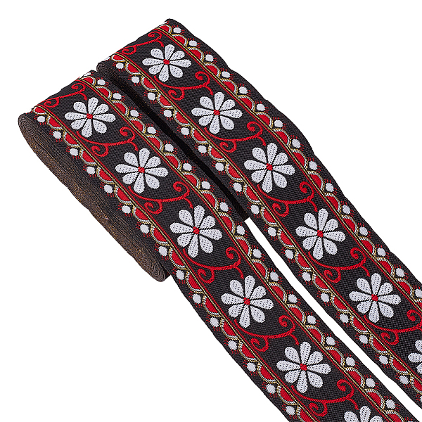 PandaHall About 15.32 Yards Jacquard Ribbon Trim, Ethnic Style Polyester Woven Ribbon Floral Fabric Trim for Embellishment Craft DIY...
PandaHall About 15.32 Yards Jacquard Ribbon Trim, Ethnic Style Polyester Woven Ribbon Floral Fabric Trim for Embellishment Craft DIY...