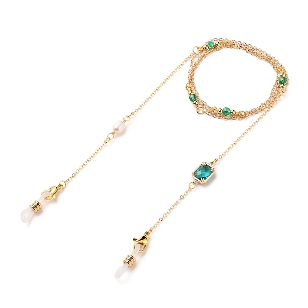 PandaHall Eyeglasses Chains, Neck Strap for Eyeglasses, with Brass Cable Chains, Natural Pearl Beads, Glass Beads, 304 Stainless Steel..., Cyan
PandaHall Eyeglasses Chains, Neck Strap for Eyeglasses, with Brass Cable Chains, Natural Pearl Beads, Glass Beads, 304 Stainless Steel..., Cyan