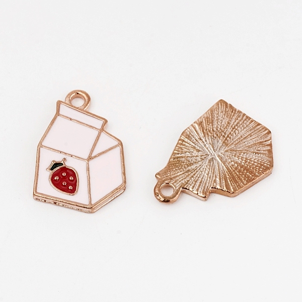 PandaHall Alloy Enamel Pendants, Milk Carton with Strawberry , Colorful, Light Gold, 18x12.5x1.5mm, Hole: 1.5mm Alloy+Enamel Bottle
PandaHall Alloy Enamel Pendants, Milk Carton with Strawberry , Colorful, Light Gold, 18x12.5x1.5mm, Hole: 1.5mm Alloy+Enamel Bottle