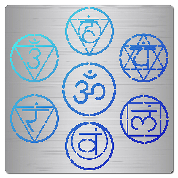 PandaHall GORGECRAFT 16cm Metal Chakra Stencil Yoga Chakra Pattern Templates Reusable Stainless Steel Stencils Journal Signs for Painting on...
PandaHall GORGECRAFT 16cm Metal Chakra Stencil Yoga Chakra Pattern Templates Reusable Stainless Steel Stencils Journal Signs for Painting on...