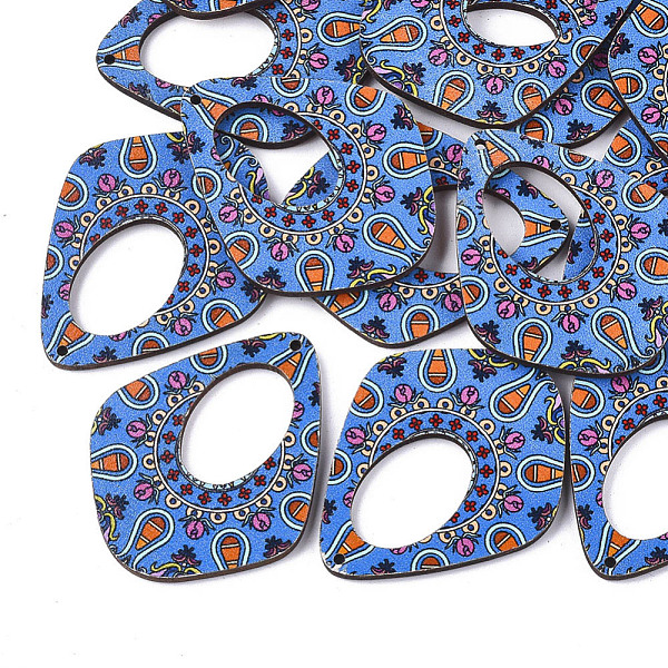 PandaHall Printed Basswood Pendants, Back Random Color, Teardrop, Dodger Blue, 45x36.5x3mm, Hole: 1.5mm Wood Teardrop Blue
PandaHall Printed Basswood Pendants, Back Random Color, Teardrop, Dodger Blue, 45x36.5x3mm, Hole: 1.5mm Wood Teardrop Blue