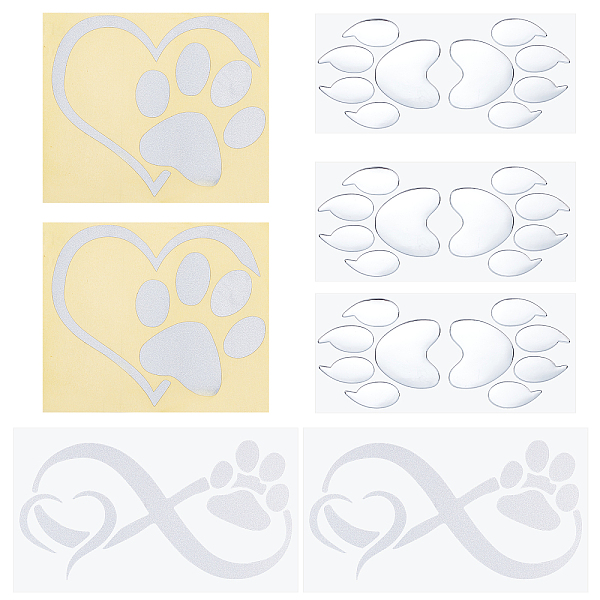 PandaHall SUPERFINDINGS 3 Styles Waterproof PVC Self Adhesive Sticker, Car Stickers, DIY Car Decoration, Dog Paw Mixed Shapes, Mixed Color..., Multicolor
PandaHall SUPERFINDINGS 3 Styles Waterproof PVC Self Adhesive Sticker, Car Stickers, DIY Car Decoration, Dog Paw Mixed Shapes, Mixed Color..., Multicolor
