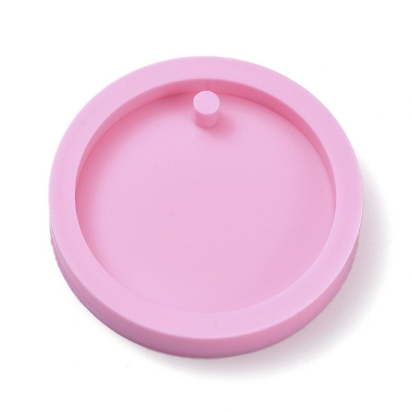 PandaHall Flat Round DIY Pendant Silicone Molds, Resin Casting Moulds, For UV Resin, Epoxy Resin Jewelry Making, Pearl Pink, 58~60x9.5mm...
PandaHall Flat Round DIY Pendant Silicone Molds, Resin Casting Moulds, For UV Resin, Epoxy Resin Jewelry Making, Pearl Pink, 58~60x9.5mm...