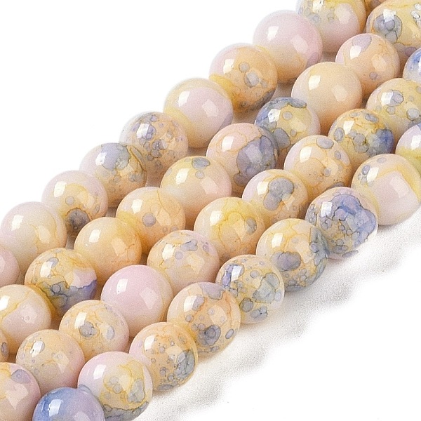 PandaHall Baking Paint Glass Bead Strands, Round, Moccasin, 6mm, Hole: 1mm, about 145~147pcs/strand, 32.28~32.68''(82~83cm) Glass Round..., Orange
PandaHall Baking Paint Glass Bead Strands, Round, Moccasin, 6mm, Hole: 1mm, about 145~147pcs/strand, 32.28~32.68''(82~83cm) Glass Round..., Orange