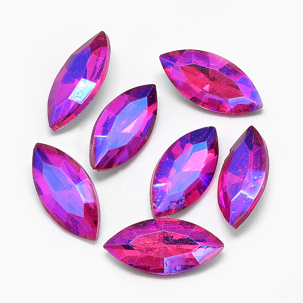 PandaHall Pointed Back Glass Rhinestone Cabochons, Back Plated, Faceted, AB Color Plated, Horse Eye, Camellia, 15x7x4mm Glass Rhinestone..., Pink
PandaHall Pointed Back Glass Rhinestone Cabochons, Back Plated, Faceted, AB Color Plated, Horse Eye, Camellia, 15x7x4mm Glass Rhinestone..., Pink