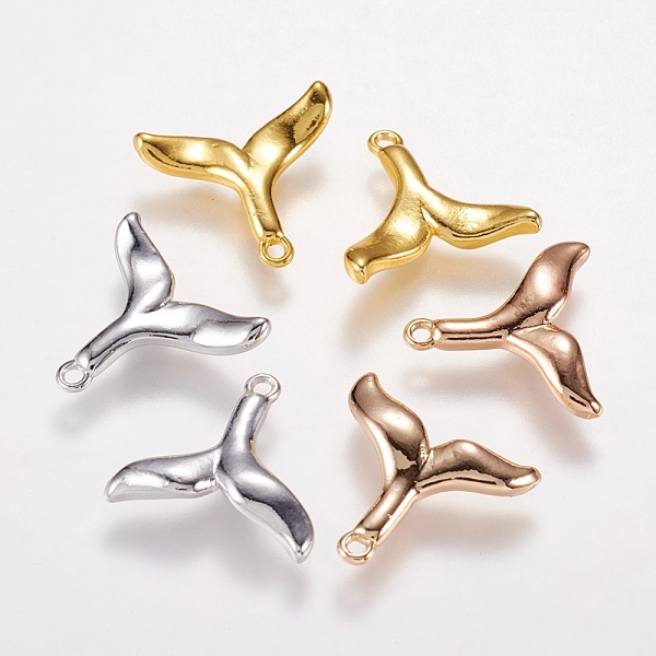 PandaHall Brass Charms, Whale Tail Shape Pendants, Mixed Color, 13x14x2mm, Hole: 0.5mm Brass Fish Multicolor
PandaHall Brass Charms, Whale Tail Shape Pendants, Mixed Color, 13x14x2mm, Hole: 0.5mm Brass Fish Multicolor