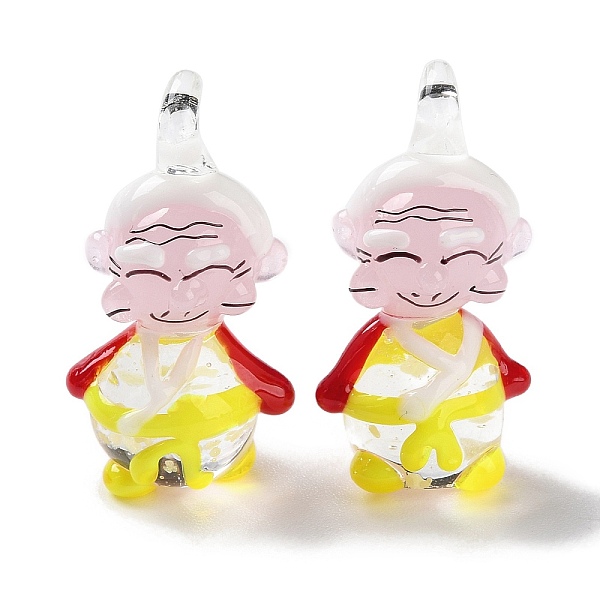 PandaHall Handmade Lampwork Pendants, Human, Colorful, 32.5x16.5x14mm, Hole: 3mm Lampwork Human
PandaHall Handmade Lampwork Pendants, Human, Colorful, 32.5x16.5x14mm, Hole: 3mm Lampwork Human