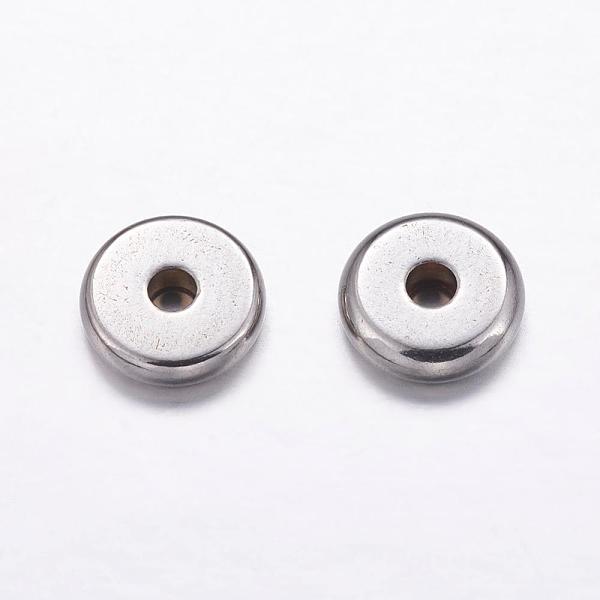 PandaHall 304 Stainless Steel Beads, Drum, Stainless Steel Color, 7x2mm, Hole: 2mm 304 Stainless Steel Drum
PandaHall 304 Stainless Steel Beads, Drum, Stainless Steel Color, 7x2mm, Hole: 2mm 304 Stainless Steel Drum