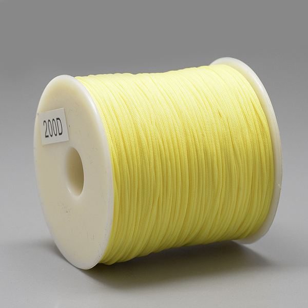 PandaHall Polyester Cords, Yellow, 0.8mm, about 131.23~142.16 yards(120~130m)/roll Polyester Yellow
PandaHall Polyester Cords, Yellow, 0.8mm, about 131.23~142.16 yards(120~130m)/roll Polyester Yellow
