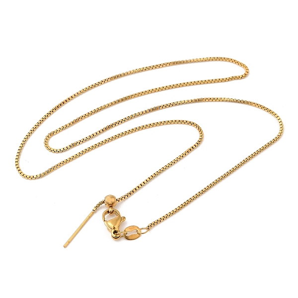 PandaHall 304 Stainless Steel Box Chain Necklace for Women, for Beadable Necklace Making, Golden, 17.24 inch(43.8cm) 304 Stainless Steel
PandaHall 304 Stainless Steel Box Chain Necklace for Women, for Beadable Necklace Making, Golden, 17.24 inch(43.8cm) 304 Stainless Steel