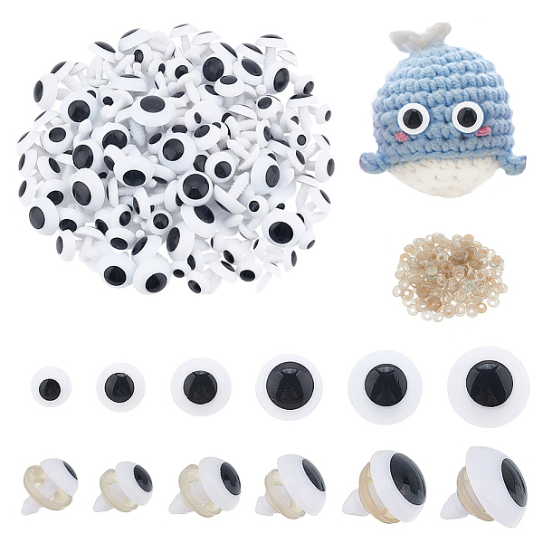 PandaHall PH 240 Sets Safety Eyes 6 Sizes Crochet Eyes Amigurumi Eyes Stuffed Animal Eyes Craft Eyes with Washers for Puppet Teddy Bear..., White
PandaHall PH 240 Sets Safety Eyes 6 Sizes Crochet Eyes Amigurumi Eyes Stuffed Animal Eyes Craft Eyes with Washers for Puppet Teddy Bear..., White