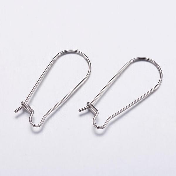PandaHall 316 Surgical Stainless Steel Hoop Earrings Settings, Stainless Steel Color, 25x10.5x0.7mm, 21 Gauge, Pin: 0.7mm 316 Surgical...
PandaHall 316 Surgical Stainless Steel Hoop Earrings Settings, Stainless Steel Color, 25x10.5x0.7mm, 21 Gauge, Pin: 0.7mm 316 Surgical...