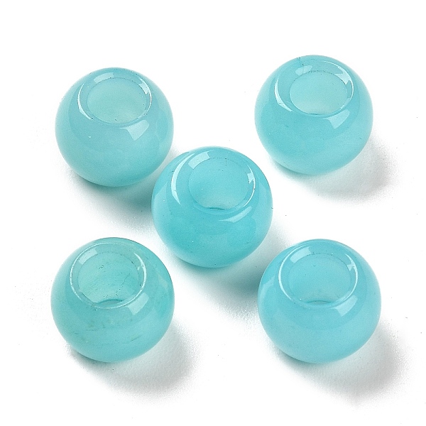 PandaHall Natural Dyed Jade European Beads, Large Hole Beads, Round, 12x9~9.5mm, Hole: 5.5~6mm Jade Round
PandaHall Natural Dyed Jade European Beads, Large Hole Beads, Round, 12x9~9.5mm, Hole: 5.5~6mm Jade Round