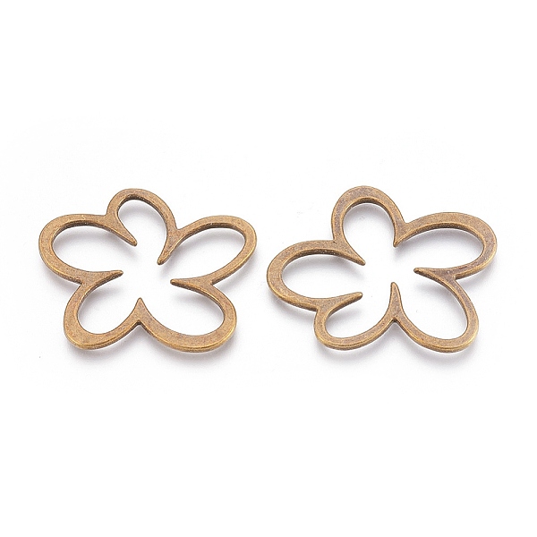 PandaHall Tibetan Style Alloy Linking Rings, Lead Free and Nickel Free and Cadmium Free, Flower, Antique Bronze, about 43mm long, 40mm wide...
PandaHall Tibetan Style Alloy Linking Rings, Lead Free and Nickel Free and Cadmium Free, Flower, Antique Bronze, about 43mm long, 40mm wide...