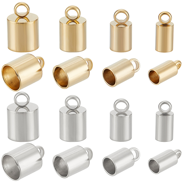 PandaHall Beebeecraft 32Pcs 8 Style 201 Stainless Steel Cord Ends, End Caps, Column, Real 24K Gold Plated & Stainless Steel Color...
PandaHall Beebeecraft 32Pcs 8 Style 201 Stainless Steel Cord Ends, End Caps, Column, Real 24K Gold Plated & Stainless Steel Color...
