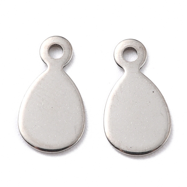 PandaHall 201 Stainless Steel Charms, Teardrop, Stainless Steel Color, 13x7x0.8mm, Hole: 1.4mm 201 Stainless Steel Teardrop
PandaHall 201 Stainless Steel Charms, Teardrop, Stainless Steel Color, 13x7x0.8mm, Hole: 1.4mm 201 Stainless Steel Teardrop