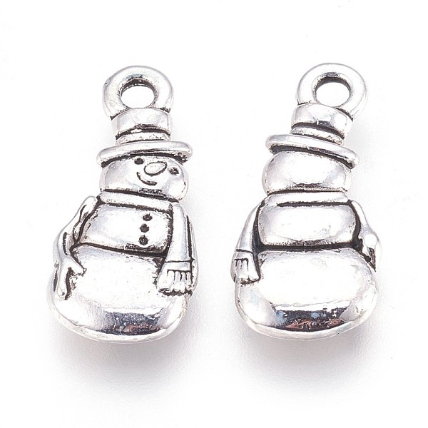 PandaHall Tibetan Style Alloy Pendants, Christmas Snowman, Cadmium Free & Nickel Free & Lead Free, Antique Silver, 23x10.5x3mm, Hole: 2mm...
PandaHall Tibetan Style Alloy Pendants, Christmas Snowman, Cadmium Free & Nickel Free & Lead Free, Antique Silver, 23x10.5x3mm, Hole: 2mm...