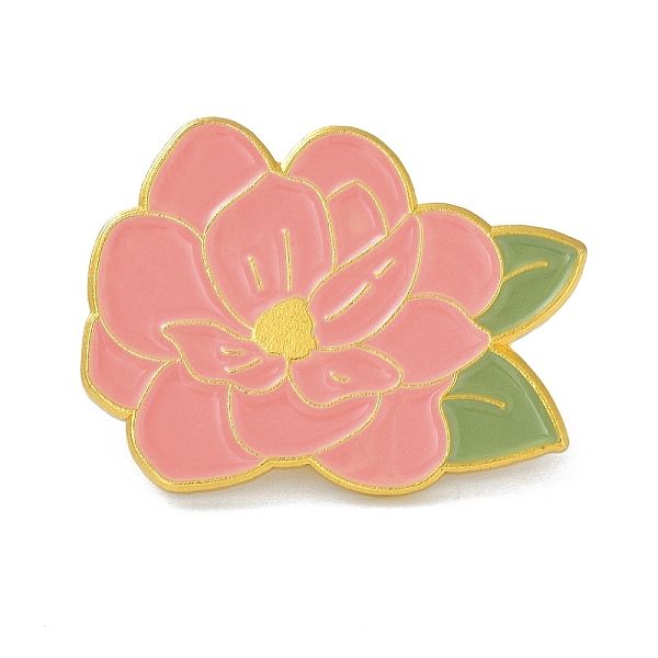 PandaHall Camellia Flower Enamel Pin, Lovely Alloy Enamel Brooch for Backpacks Clothes, Golden, Pale Violet Red, 22.5x29x9mm Alloy+Enamel
PandaHall Camellia Flower Enamel Pin, Lovely Alloy Enamel Brooch for Backpacks Clothes, Golden, Pale Violet Red, 22.5x29x9mm Alloy+Enamel