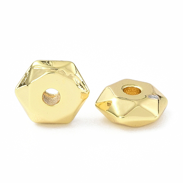 PandaHall Brass Beads, Hexagon, Real 18K Gold Plated, 7x6x2.5mm, Hole: 1.5mm Brass Hexagon
PandaHall Brass Beads, Hexagon, Real 18K Gold Plated, 7x6x2.5mm, Hole: 1.5mm Brass Hexagon