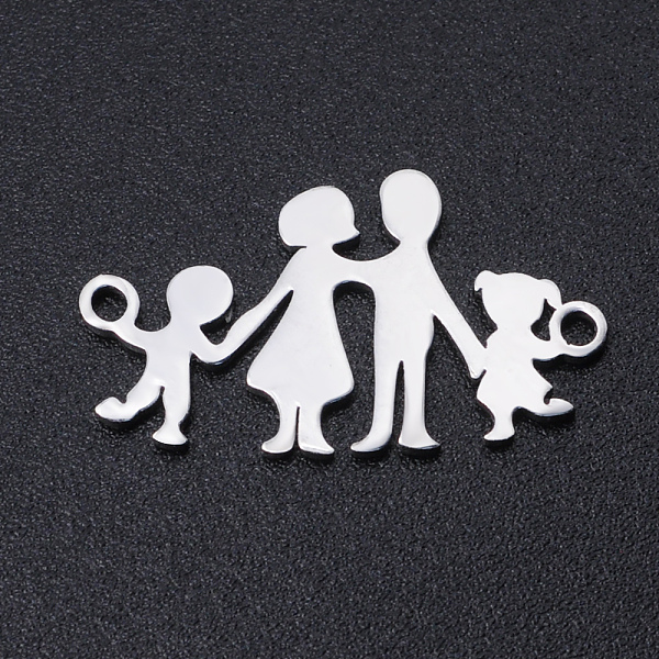 PandaHall 201 Stainless Steel Links connectors, Human, Family, Stainless Steel Color, 13x23x1mm, Hole: 1.5mm 201 Stainless Steel Human
PandaHall 201 Stainless Steel Links connectors, Human, Family, Stainless Steel Color, 13x23x1mm, Hole: 1.5mm 201 Stainless Steel Human