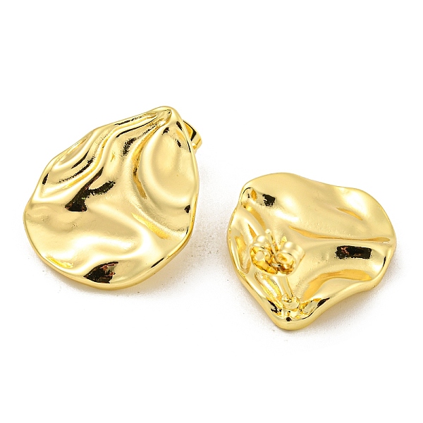 PandaHall Rack Plating Brass Stud Earrings, Long-Lasting Plated, Lead Free & Cadmium Free, Real 18K Gold Plated, 24.5x21mm Brass Oval
PandaHall Rack Plating Brass Stud Earrings, Long-Lasting Plated, Lead Free & Cadmium Free, Real 18K Gold Plated, 24.5x21mm Brass Oval