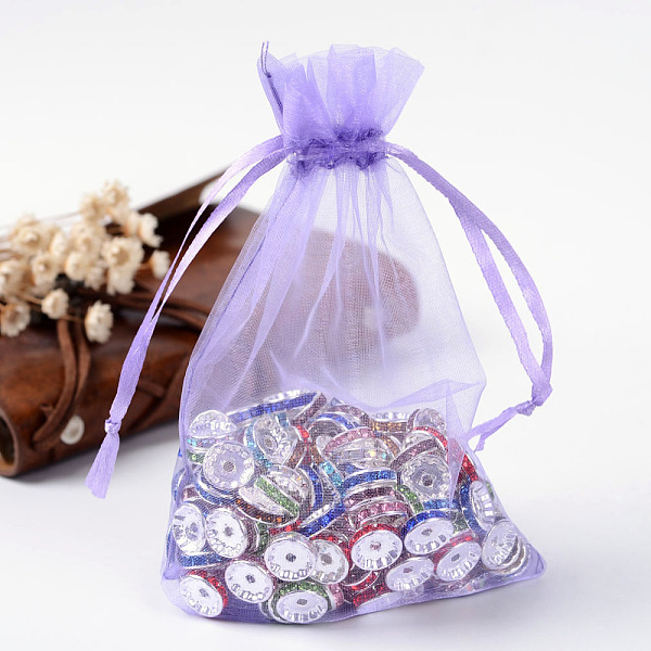 PandaHall Organza Gift Bags with Drawstring, Jewelry Pouches, Wedding Party Christmas Favor Gift Bags, Medium Purple, 15x10cm Organza...
PandaHall Organza Gift Bags with Drawstring, Jewelry Pouches, Wedding Party Christmas Favor Gift Bags, Medium Purple, 15x10cm Organza...