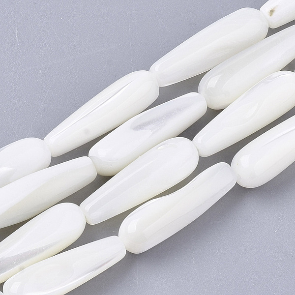 PandaHall Natural Trochid Shell/Trochus Shell Beads Strands, Teardrop, Creamy White, 19~20x6mm, Hole: 0.8mm, about 20pcs/Strand, 16.06 inch...
PandaHall Natural Trochid Shell/Trochus Shell Beads Strands, Teardrop, Creamy White, 19~20x6mm, Hole: 0.8mm, about 20pcs/Strand, 16.06 inch...