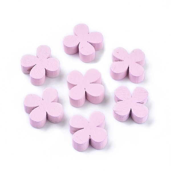 PandaHall Natural Wooden Flower Beads, Dyed, Pink, 15x15mm, about 100pcs/bag Wood Flower Pink
PandaHall Natural Wooden Flower Beads, Dyed, Pink, 15x15mm, about 100pcs/bag Wood Flower Pink