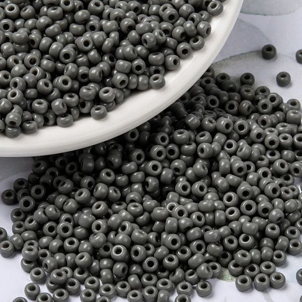PandaHall MIYUKI Round Rocailles Beads, Japanese Seed Beads, (RR499) Opaque Falcon Gray, 8/0, 3mm, Hole: 1mm about 422~455pcs/bottle...
PandaHall MIYUKI Round Rocailles Beads, Japanese Seed Beads, (RR499) Opaque Falcon Gray, 8/0, 3mm, Hole: 1mm about 422~455pcs/bottle...