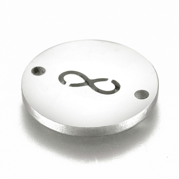 PandaHall 304 Stainless Steel Links connectors, Flat Round with Infinity, Stainless Steel Color, 12x1mm, Hole: 1.2mm 304 Stainless Steel...
PandaHall 304 Stainless Steel Links connectors, Flat Round with Infinity, Stainless Steel Color, 12x1mm, Hole: 1.2mm 304 Stainless Steel...