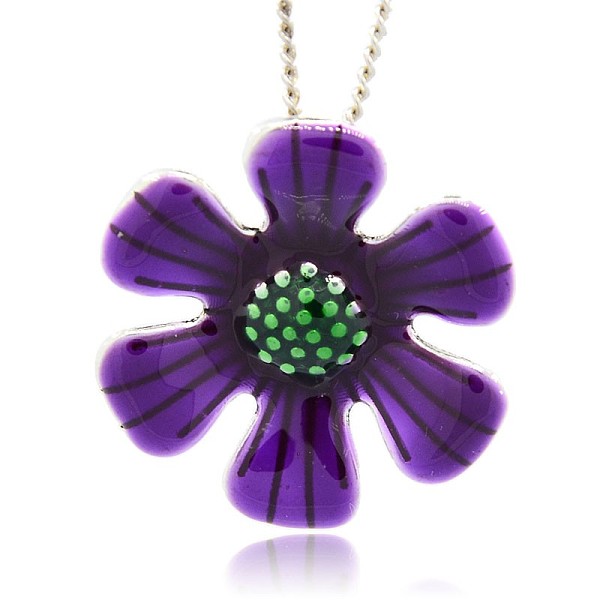 PandaHall Antique Silver Plated Alloy Enamel Flower Pendants, Indigo, 34x34x8mm, Hole: 3mm Alloy+Enamel Flower Purple
PandaHall Antique Silver Plated Alloy Enamel Flower Pendants, Indigo, 34x34x8mm, Hole: 3mm Alloy+Enamel Flower Purple