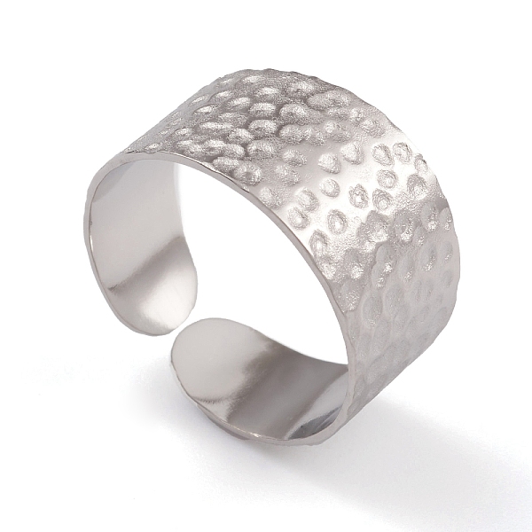 PandaHall 304 Stainless Steel Open Cuff Rings for Women, Stainless Steel Color, US Size 7(17.3mm) 304 Stainless Steel
PandaHall 304 Stainless Steel Open Cuff Rings for Women, Stainless Steel Color, US Size 7(17.3mm) 304 Stainless Steel