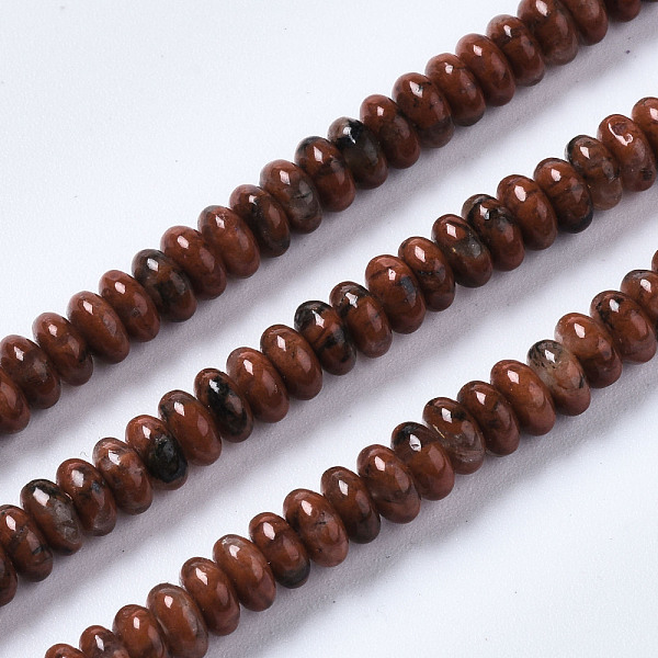 PandaHall Natural Sesame Jasper Beads Strands, Rondelle, 4~5x2mm, Hole: 0.8mm, about 170~175pcs/strand, 14.96~15.35 inch(38~39cm) Sesame...
PandaHall Natural Sesame Jasper Beads Strands, Rondelle, 4~5x2mm, Hole: 0.8mm, about 170~175pcs/strand, 14.96~15.35 inch(38~39cm) Sesame...