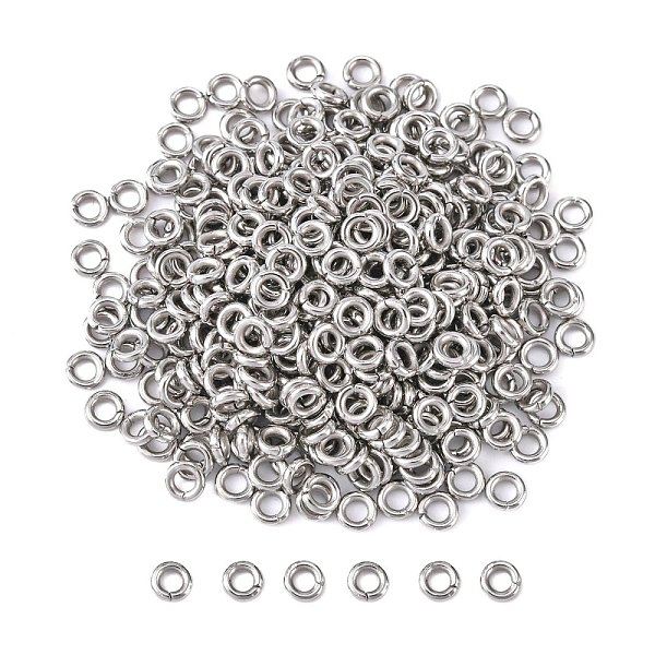 PandaHall 304 Stainless Steel Open Jump Rings, Stainless Steel Color, 18 Gauge, 4x1mm, Inner Diameter: 2mm 304 Stainless Steel
PandaHall 304 Stainless Steel Open Jump Rings, Stainless Steel Color, 18 Gauge, 4x1mm, Inner Diameter: 2mm 304 Stainless Steel