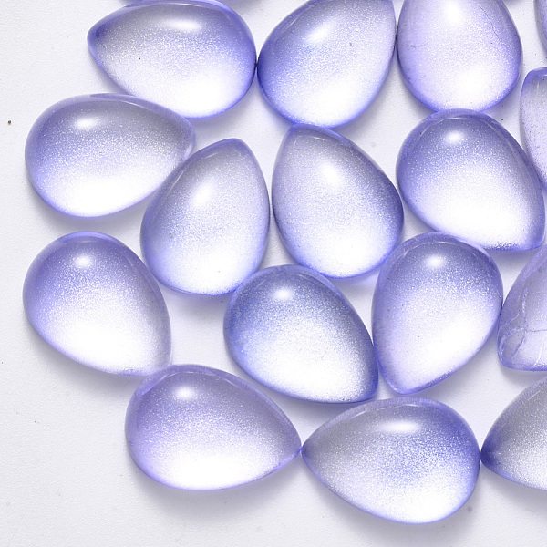 PandaHall Transparent Spray Painted Glass Cabochons, with Glitter Powder, Teardrop, Lilac, 18x13x7mm Glass Teardrop Purple
PandaHall Transparent Spray Painted Glass Cabochons, with Glitter Powder, Teardrop, Lilac, 18x13x7mm Glass Teardrop Purple