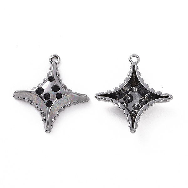 PandaHall Rack Plating Alloy Rhinestone Pendants, Cadmium Free & Lead Free & Nickle Free, Gunmetal Tone Star Charms, Jet, 24x22x5mm, Hole..., Black
PandaHall Rack Plating Alloy Rhinestone Pendants, Cadmium Free & Lead Free & Nickle Free, Gunmetal Tone Star Charms, Jet, 24x22x5mm, Hole..., Black