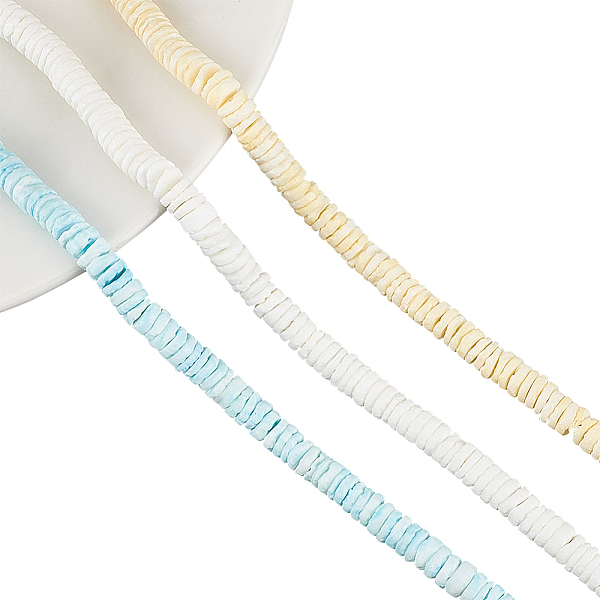 PandaHall 504Pcs 3 Colors Natural White Shell Beads, Dyed, Heishi Beads, Flat Round/Disc, Mixed Color, 6~7x1~3mm, Hole: 0.8mm, 168pcs/color..., Multicolor
PandaHall 504Pcs 3 Colors Natural White Shell Beads, Dyed, Heishi Beads, Flat Round/Disc, Mixed Color, 6~7x1~3mm, Hole: 0.8mm, 168pcs/color..., Multicolor