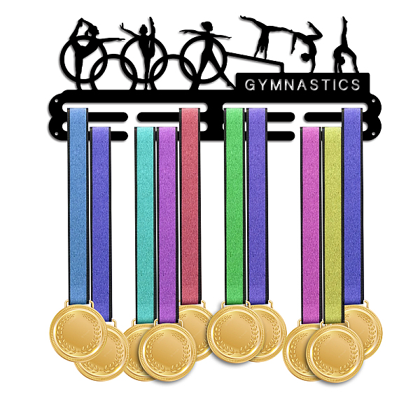 PandaHall Fashion Iron Medal Hanger Holder Display Wall Rack, with Screws, Gymnastics Pattern, 150x400mm Iron Sports
PandaHall Fashion Iron Medal Hanger Holder Display Wall Rack, with Screws, Gymnastics Pattern, 150x400mm Iron Sports