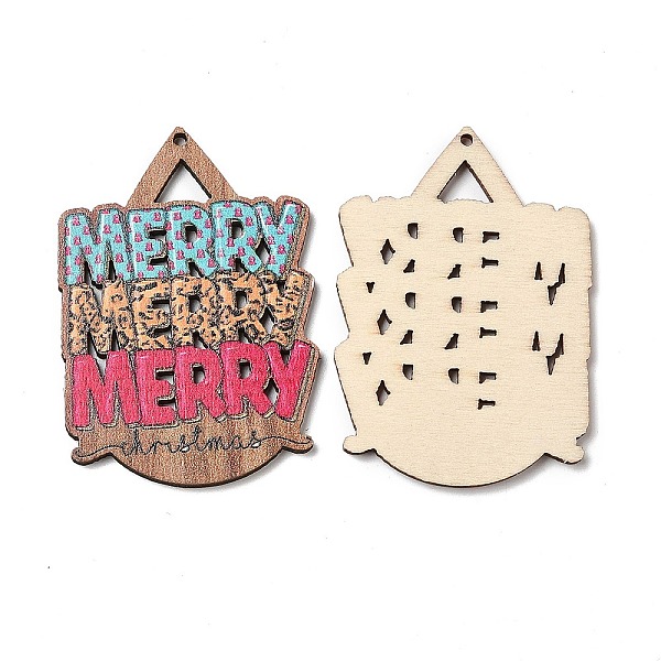 PandaHall Single Face Printed Wood Big Pendants, Christmas Charms, Word, 54.5x38.5x2.5mm, Hole: 1.6mm Wood Word Brown
PandaHall Single Face Printed Wood Big Pendants, Christmas Charms, Word, 54.5x38.5x2.5mm, Hole: 1.6mm Wood Word Brown