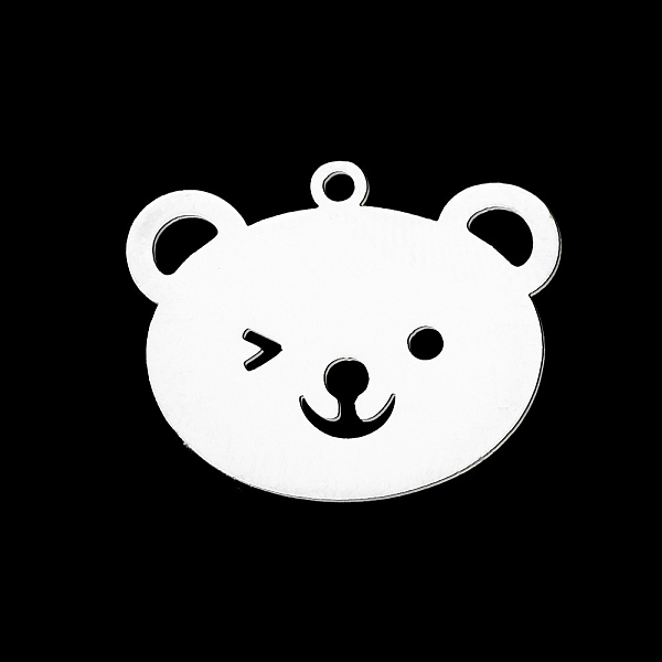 PandaHall 201 Stainless Steel Pendants, Animal Charms, Stainless Steel Color, Bear Pattern, 23x19mm 201 Stainless Steel Bear
PandaHall 201 Stainless Steel Pendants, Animal Charms, Stainless Steel Color, Bear Pattern, 23x19mm 201 Stainless Steel Bear
