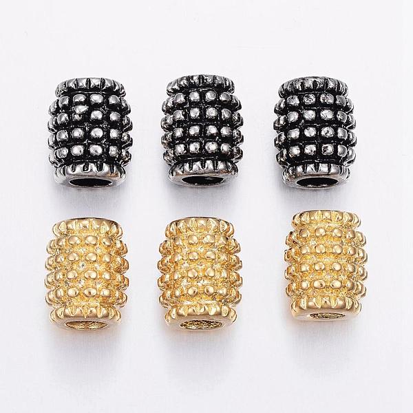 PandaHall 304 Stainless Steel European Beads, Large Hole Beads, Mixed Color, 12x10mm, Hole: 4mm 304 Stainless Steel Barrel
PandaHall 304 Stainless Steel European Beads, Large Hole Beads, Mixed Color, 12x10mm, Hole: 4mm 304 Stainless Steel Barrel