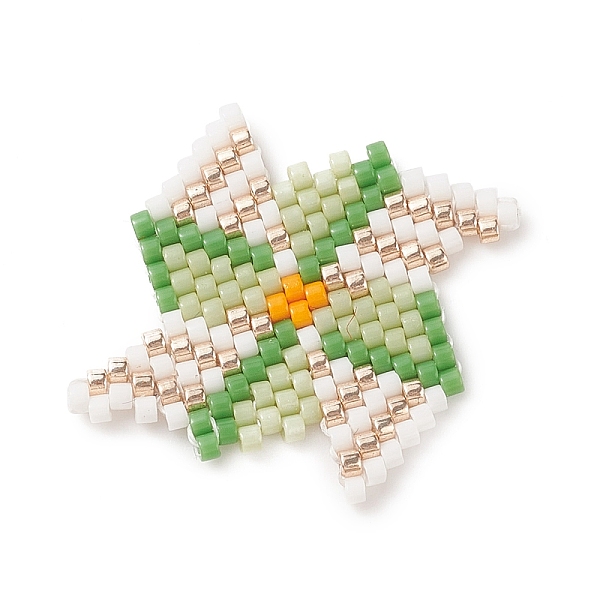 PandaHall Handmade Japanese Seed Beads, Loom Pattern, Windmill, Green, 27x31x2mm Glass Others Green
PandaHall Handmade Japanese Seed Beads, Loom Pattern, Windmill, Green, 27x31x2mm Glass Others Green
