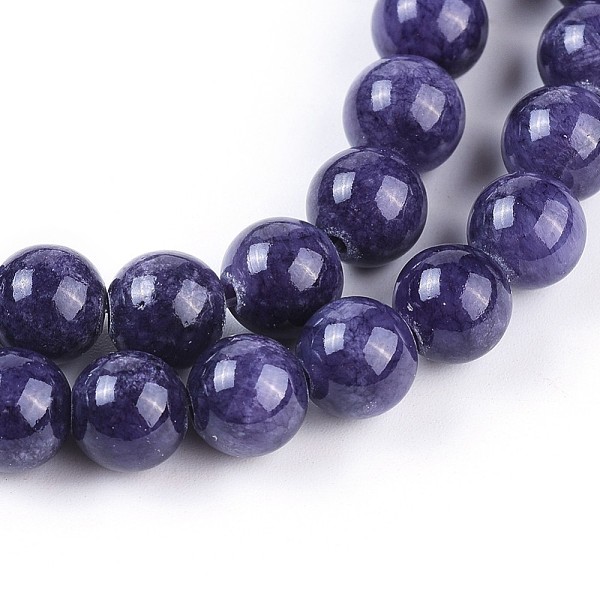 PandaHall Natural Dyed Yellow Jade Gemstone Bead Strands, Round, Prussian Blue, 8mm, Hole: 1mm, about 50pcs/strand, 15.7 inch Yellow Jade...
PandaHall Natural Dyed Yellow Jade Gemstone Bead Strands, Round, Prussian Blue, 8mm, Hole: 1mm, about 50pcs/strand, 15.7 inch Yellow Jade...
