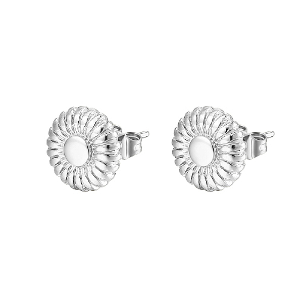 PandaHall 304 Stainless Steel Stud Earring, Sunflower, Stainless Steel Color, No Size 304 Stainless Steel Flower
PandaHall 304 Stainless Steel Stud Earring, Sunflower, Stainless Steel Color, No Size 304 Stainless Steel Flower
