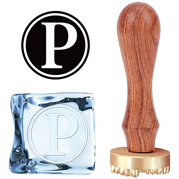 PandaHall CRASPIRE P Ice Stamp Letter Ice Cube Stamp Ice Branding Stamp with Removable Brass Head & Wood Handle Vintage Ice Stamp for DIY...
PandaHall CRASPIRE P Ice Stamp Letter Ice Cube Stamp Ice Branding Stamp with Removable Brass Head & Wood Handle Vintage Ice Stamp for DIY...