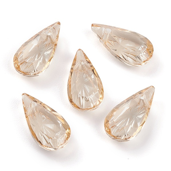 PandaHall Embossed Glass Rhinestone Pendants, Teardrop, Faceted, Golden Shadow, 14x7x4mm, Hole: 1.2mm Glass Teardrop Gold
PandaHall Embossed Glass Rhinestone Pendants, Teardrop, Faceted, Golden Shadow, 14x7x4mm, Hole: 1.2mm Glass Teardrop Gold